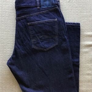 NWOT Patagonia M 40x32 Iron Clad Straight Leg Organic Cotton Jean in Dark Wash